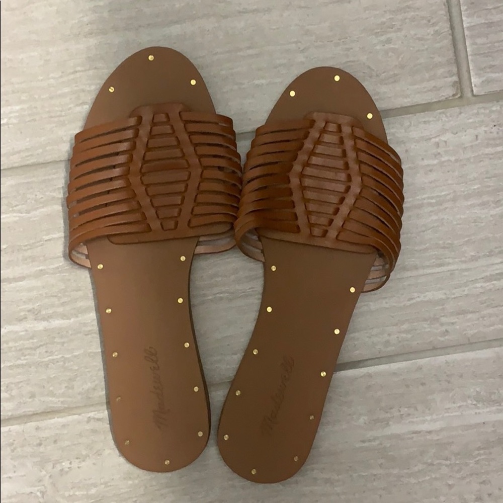 Madewell Leather Slide Sandals